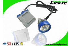 China Underground Safety Mining Cap Lights 10000lux Rechargeable 6.6Ah Lithium Ion Battery supplier
