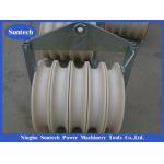 Four Bundled Five Nylon Sheaves Conductor Stringing Pulley For Transmission Line
