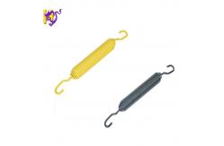 China 65Mn Gate Trucks Brake Tension Coil Spring With Double Hooks supplier