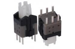 China Self Locking Unlocked DIP On Off SPST Push Button Switch supplier