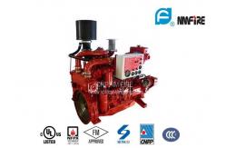 China Red Professional Fire Pump Diesel Engine 144KW With Water Cold Cooling supplier