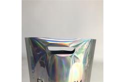 China Gravure Printing Mylar Foil Pouch Packaging Plastic Zipper Custom Hologram Bag supplier