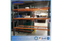 China Popular Teardrop Pallet Rack Frames & Step Beams For Heavy Cargo Storage supplier