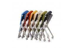China Modern Foldable Desk Unit ABS / PP Plastic Training Room Tables with Castors supplier