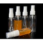 Refilled empty white clear Cheap Empty transparent 1 oz 50ml 100ml 120ml cosmetic PET plastic mist spray bottles for sale