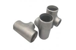 China Butt Welding Titanium Tee ANSI B16.9 Reducing Tee Fitting supplier