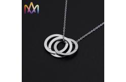 China 55CM Chain Russian Ring Engraved Name Necklace supplier