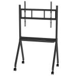ODM Mobile Interactive Whiteboard Stand Rolling Flat Screen TV Stand Portable for sale