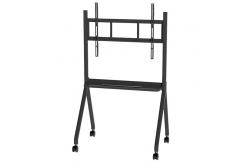 China ODM Mobile Interactive Whiteboard Stand Rolling Flat Screen TV Stand Portable supplier
