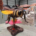 Color Natural Realistic Animatronic Animals Life Size Bee Model for sale