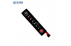 China Polyester LED Membrane Switch , Flexible Circuit Custom Membrane Keypad supplier
