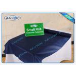 Dark Blue Color 60gram Oil / Penetration Resistant PP / PE Coated Tablecloth For Household for sale