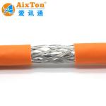 Solid Copper Cat7 SFTP Ethernet Cable 500ft Blue PVC Sheathed SFTP LAN Communication Cable for sale