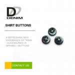 48L & 60L Resin Coloured Shirt Buttons 4 Holes Good Wear Resistance for sale