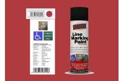 China AEROPAK 500ML Line Marking mars red Spray Paint for wall with SGS supplier