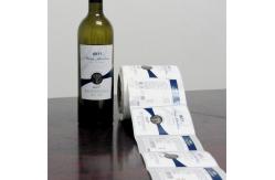 China Customized Design Waterproof Red Wine Shrink Sleeve Labels Self Adhesive Bottle Label supplier
