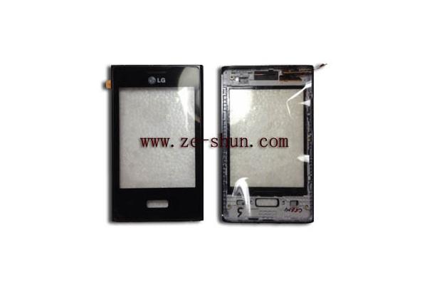 Sensitive Black Replacement Touch Screens For LG Optimus L3 / E400