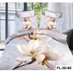 3D Reactive Printed Sheet Set Cotton Bedsheet