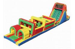 China Playground Inflatable Obstacle Challenges , Blow Up Obstacle Course For Kids supplier