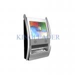 TFT LCD Display Fashionable Wall Mount Kiosk Wth Rugged Metal Keyboard