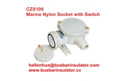 China 10A electrical socket marine nylon plug socket CZS101 Waterproof Boat Plugs supplier