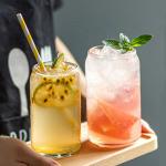 500ml Transparent Custom Drinking Cups Juice Glass Mug For Beer Beverage