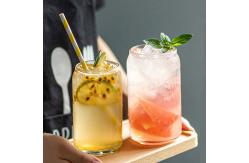 China 500ml Transparent Custom Drinking Cups Juice Glass Mug For Beer Beverage supplier