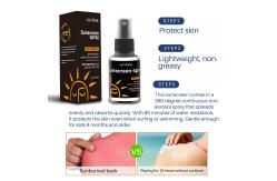 China Private Label SPF 50 Sunscreen Spray Body And Face Sunblock Moisturizing supplier