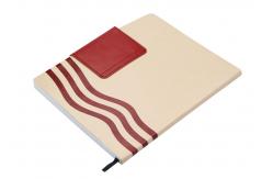 China 124 Sheets Personalized Leather Notebook With Pictures Multi Pattern Bespoke supplier