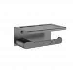 Brushed Nickel Bathroom Hardware Sets , 16'' Toilet Paper Holder Rack for sale