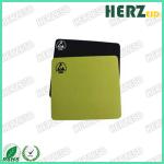 Size 18 X 22cm ESD Safe Office Supplies , ESD Mouse Pad Black / Yellow Color for sale