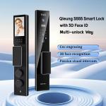S555 Face ID Recognition Door Lock With Card Key Code Palm Tuya Wifi App For Unlock for sale