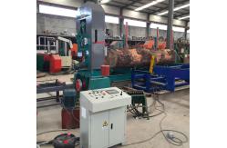 China Log cutting Vertical Band Saw Machine with hydraulic log loading Arm supplier