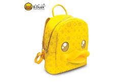 China Oxford Cute Backpack Bag 3D Duck PU Nylon non phthalate pvc Material supplier