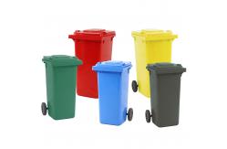 China 240l Waste Recycling Container Garbage Bin Wheelie Plastic Wheelie Bin with Pedal Lid supplier