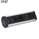 Movable Desktop Power Outlet Wear Resistant With Double Network Interfaces