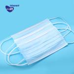 Anti Virus Disposable Non Woven Face Mask With Elastic Ear Loop for sale