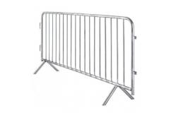 China 48mm O.D Metal Heavy Duty Crowd Control Barriers Removable Fixed supplier