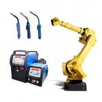 FANUC M-710iC/50 Welding Robot Arm With BINZEL Air Cooled MIG Gun And AOTAI MAG-350PL Welder for sale