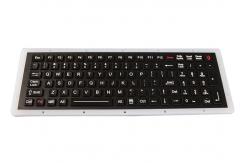 China Military Industrial Backlit Keyboard 100 Keys IP67 Waterproof With Numeric Keypad / FN Keys supplier