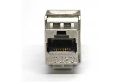 China Waterproof Male KeyStone Jack FacePlate Ftp Sftp Rj45 Ethernet Module supplier