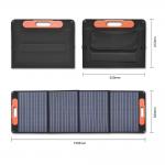 Battery Powered Solar Panel Powerstation Lifepo4 Lithium Ion 100W Foldable