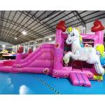 Outdoor Unicorn Inflatable Bouncer Slide Bounce House Combos for sale