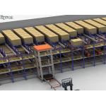 High Density Q235 Steel Pallet Racking Radio Shuttle Shelving Easy Operation