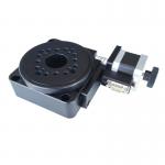 100mm Diameter Motorized Rotating Table Black With Worm Gear for sale