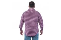 China Plaid Twill 7.5oz Fire Resistant Welding Shirts Yarn Dyed Two Pocket Snap supplier