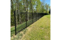 China Anti Rust Backyard Tubular Metal Fence Customization supplier