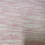 Polyester / Rayon 30s Tr Stretch Jersey Fabric Pink And White 160cm Width
