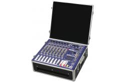China 9 Channel Stereo Powered Mixer mixing console Speaker * 2 450W*2 PM600USB supplier