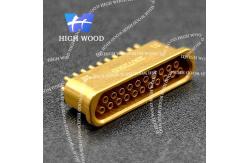 China J30J SERIES Glass Sintered Gas Sealed Rectangular Electrical Connector , J30JM1-21ZKH2-Q1 supplier